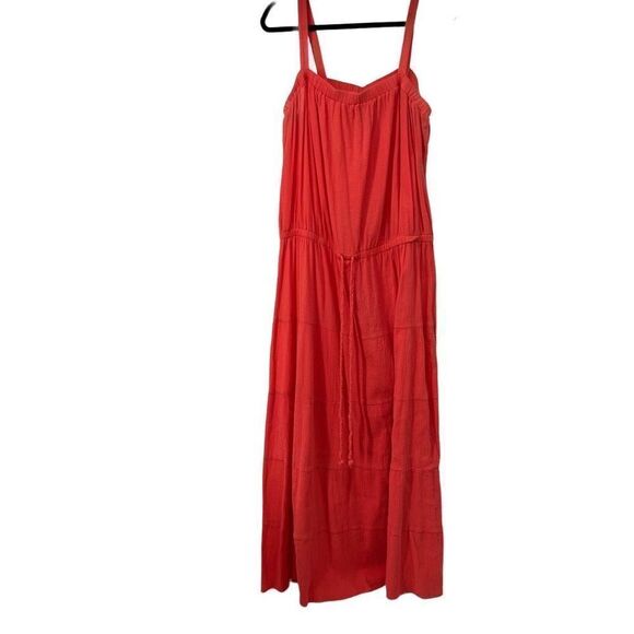 Lane Bryant Coral 100% Cotton Sundress - Picture 1 of 11